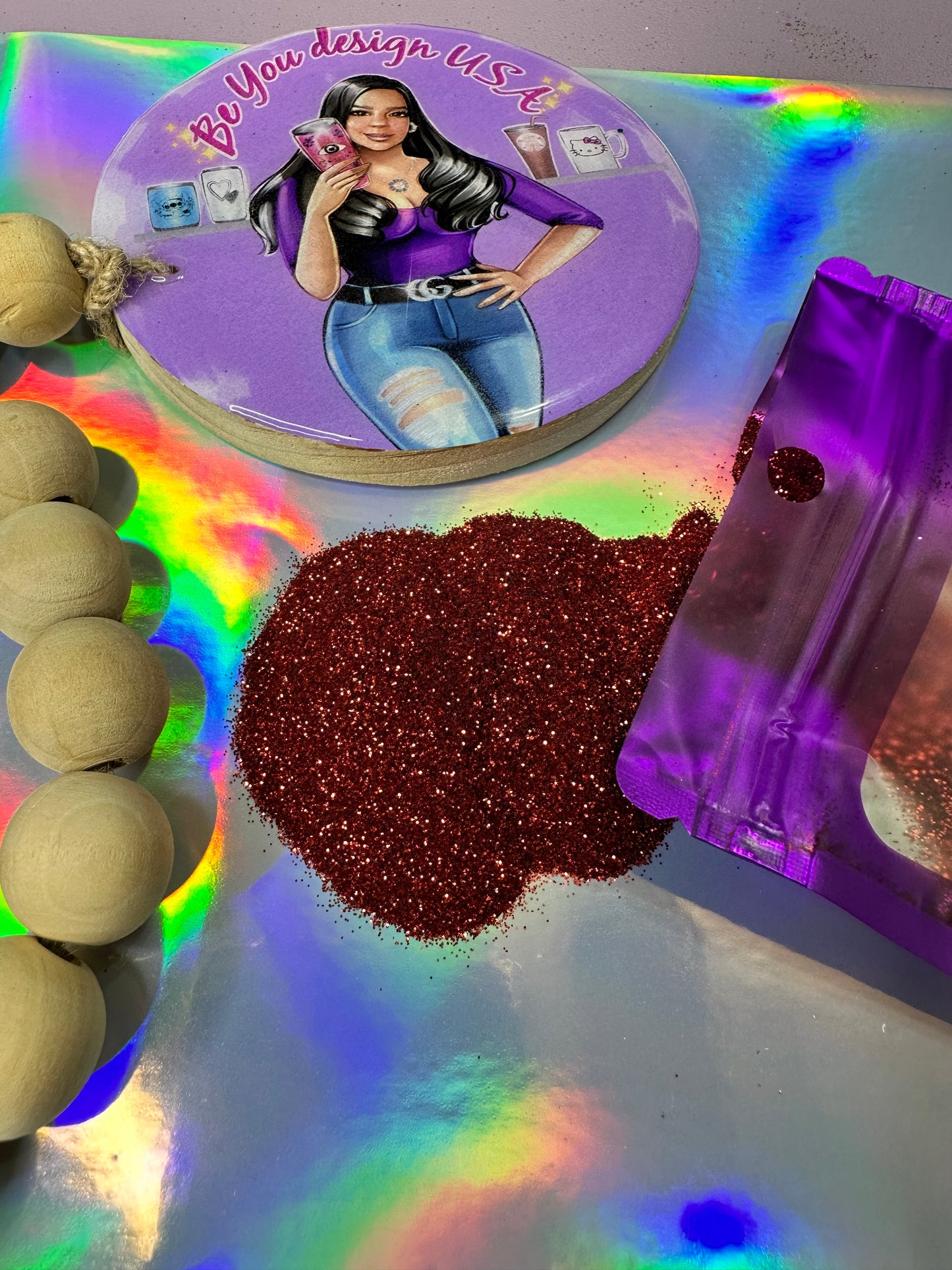 Ruby Glitter fino