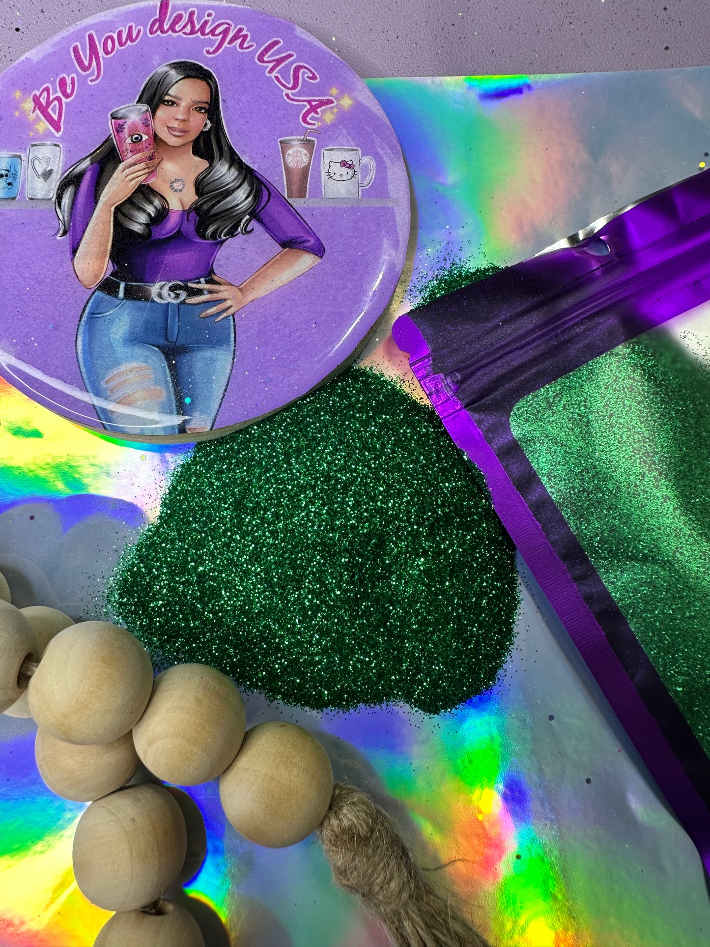 Christmas glitter fino 2 oz