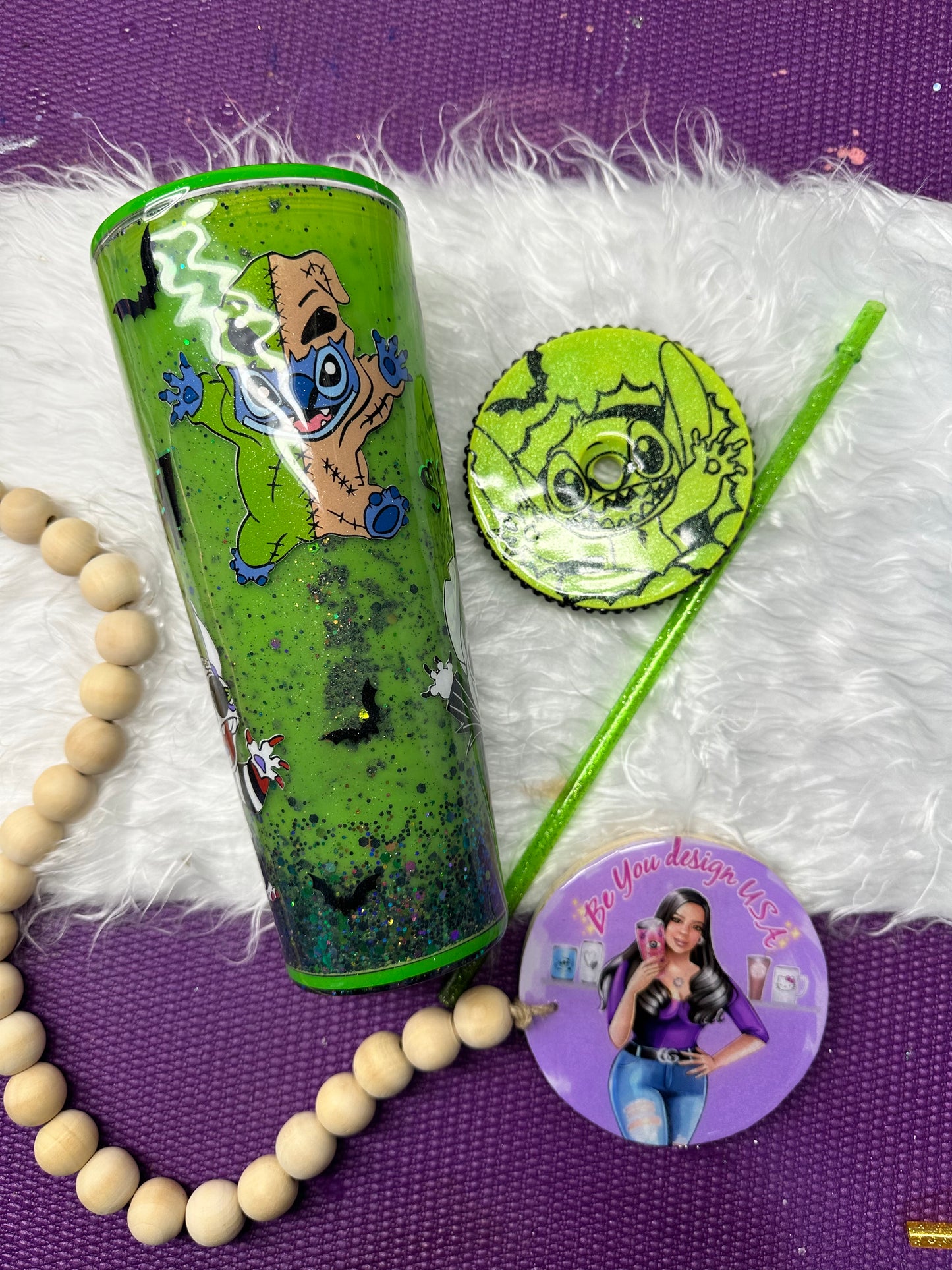 Vaso Stitch Hallowen 24 oz