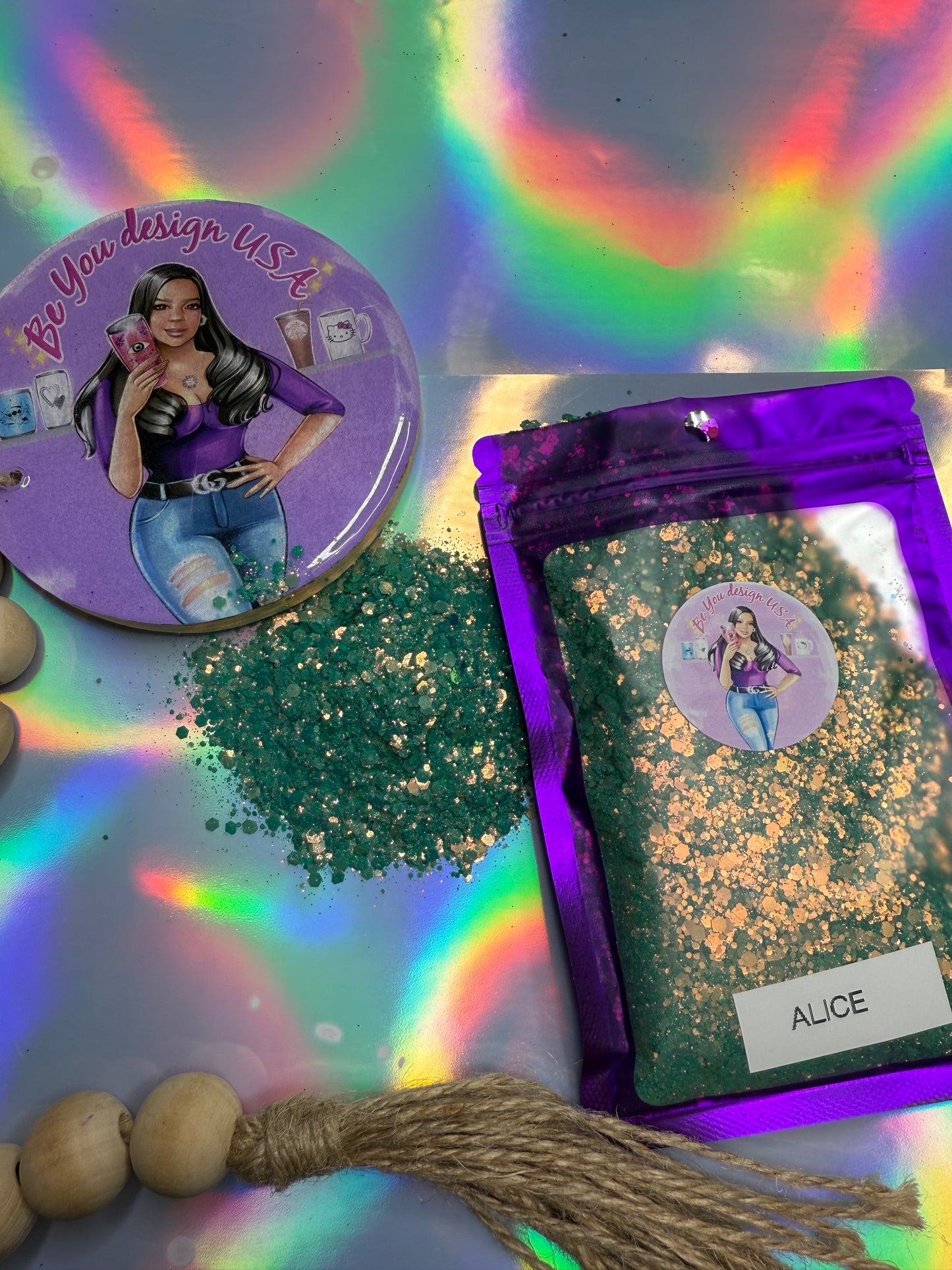 Alice glitter Chunky 2 oz