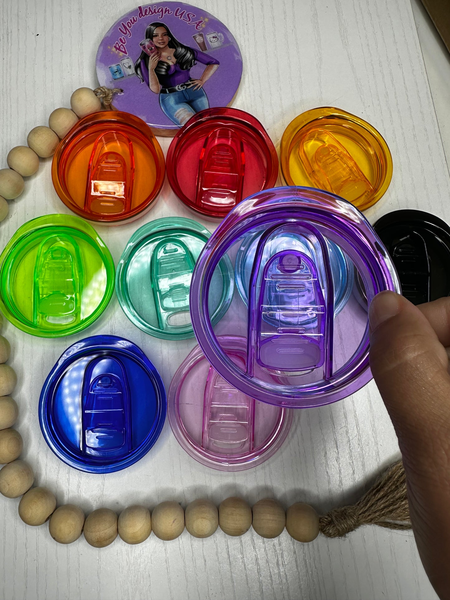 Tapa de color vaso 20 oz