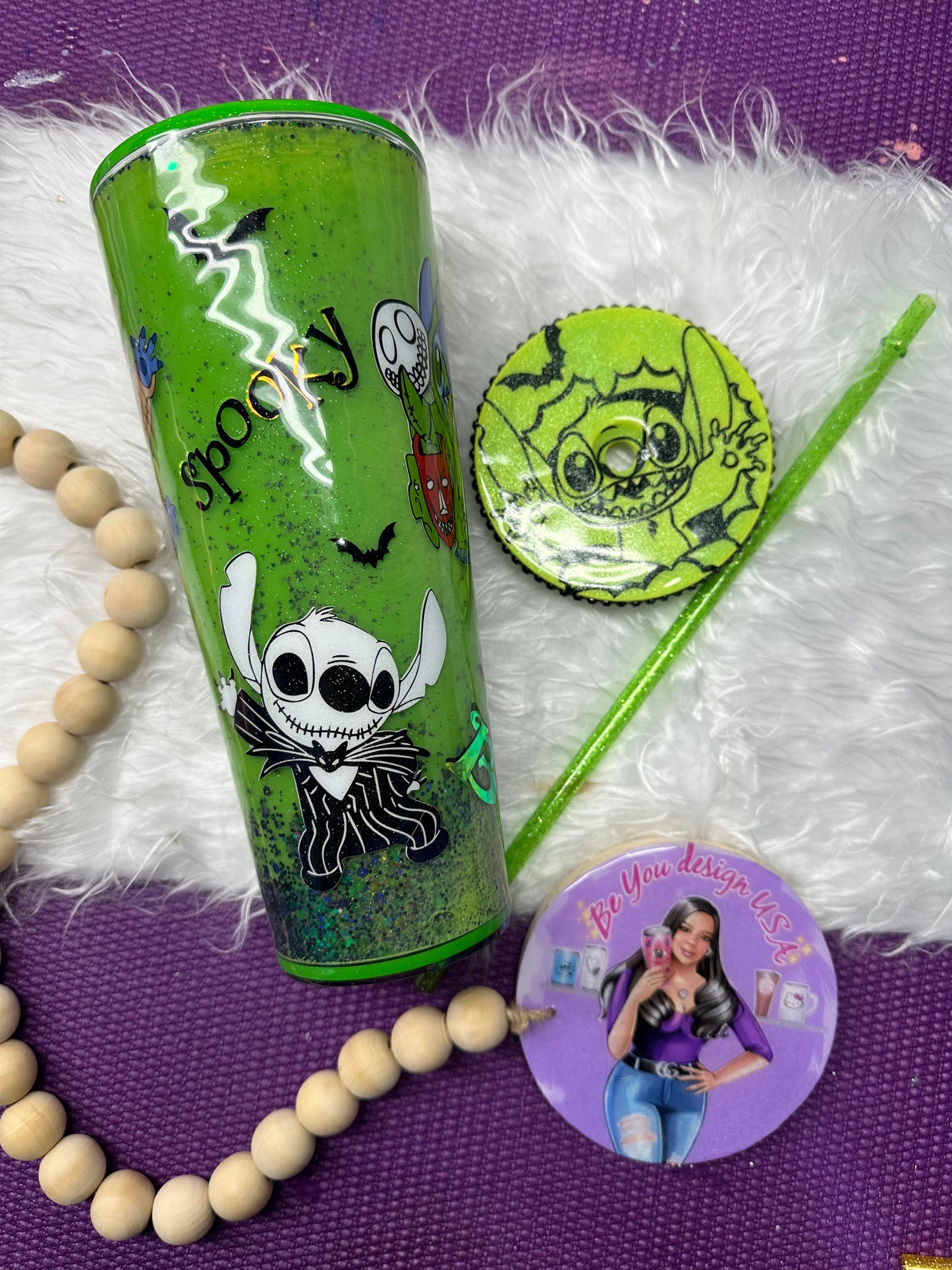 Vaso Stitch Hallowen 24 oz