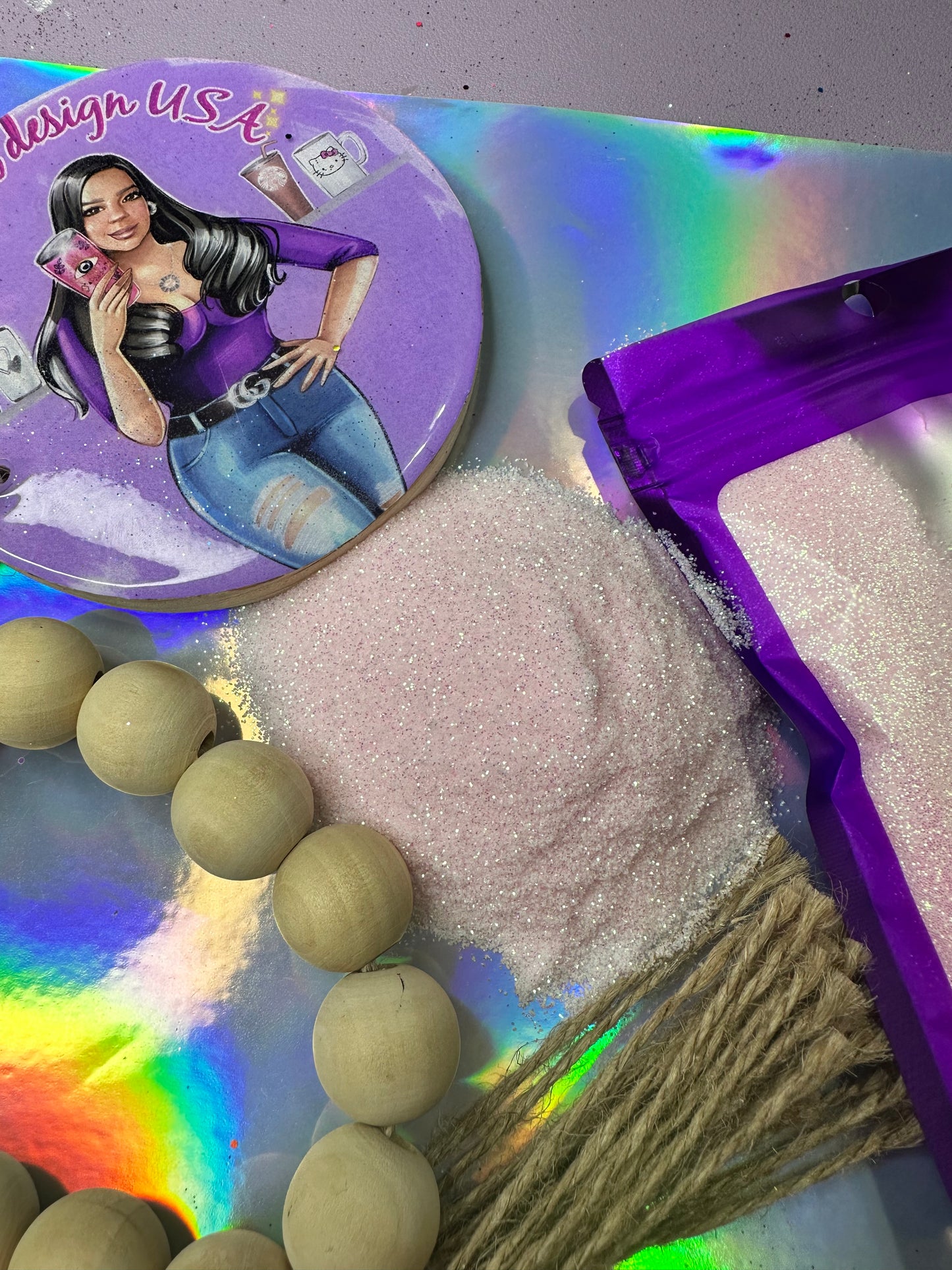 Bebe glitter fino