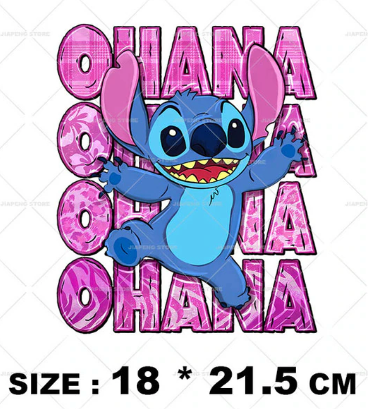 DTF TRANSFER STICH OHANA