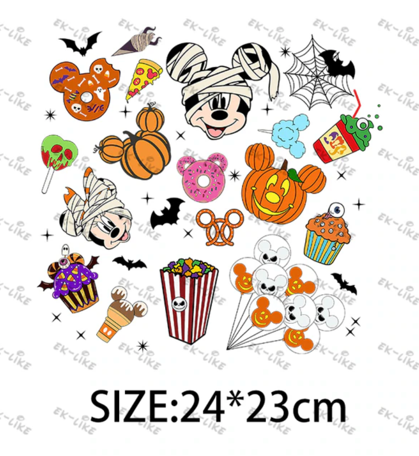 DTF TRANSFER MICKEY CANDY 017