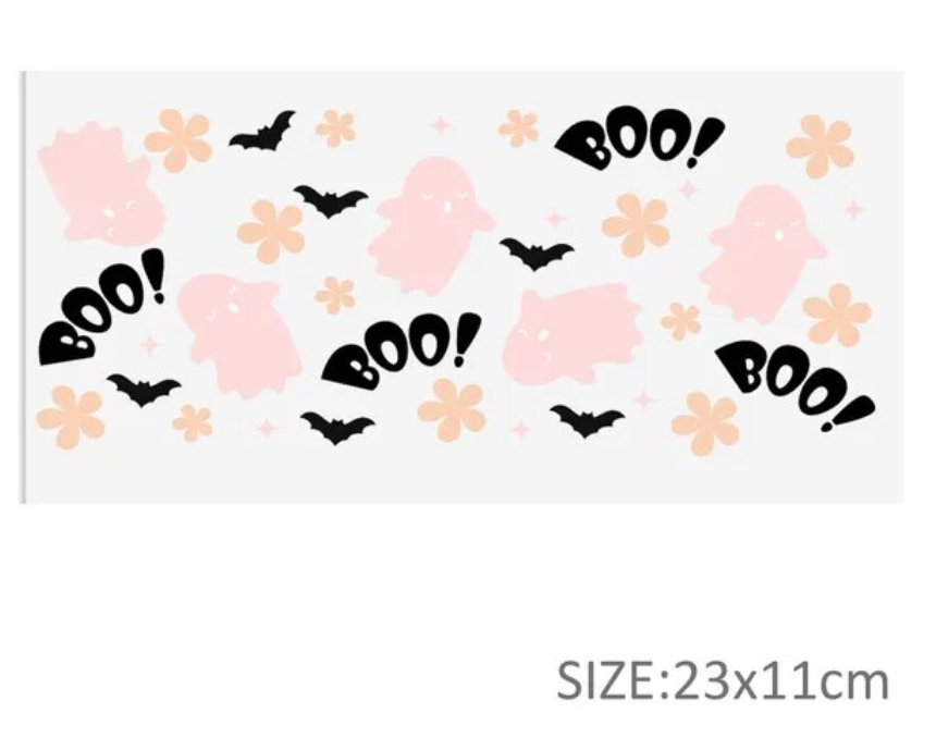 UV DTF SPOOKY BOO 010