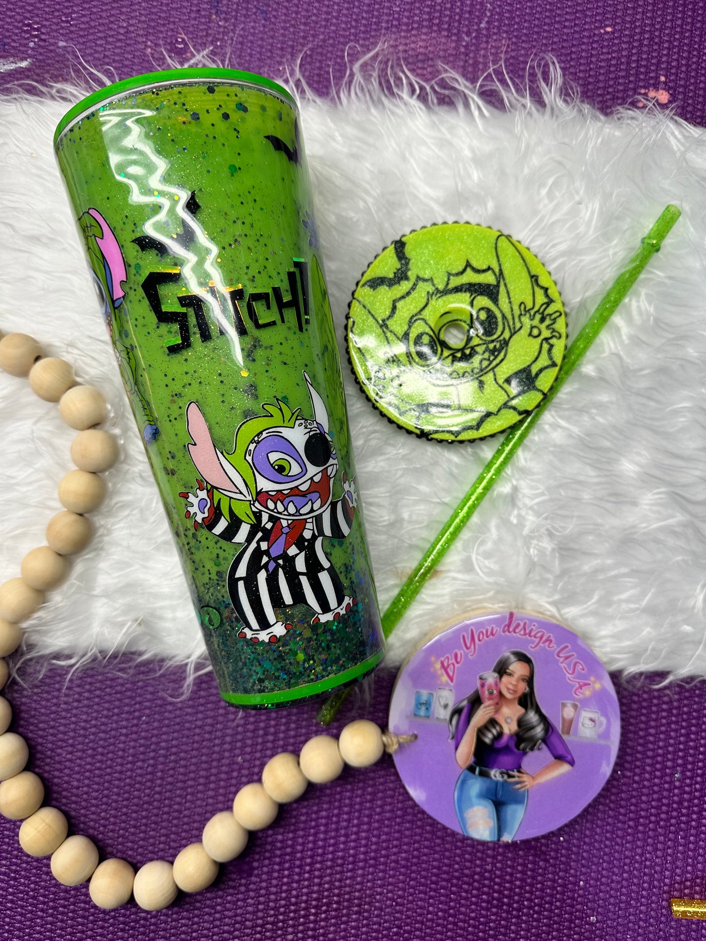Vaso Stitch Hallowen 24 oz
