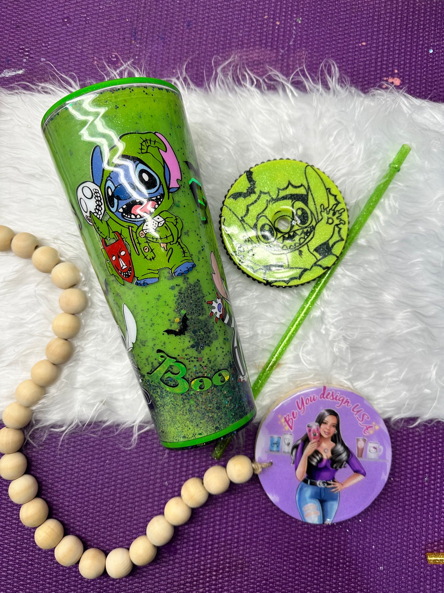 Vaso Stitch Hallowen 24 oz