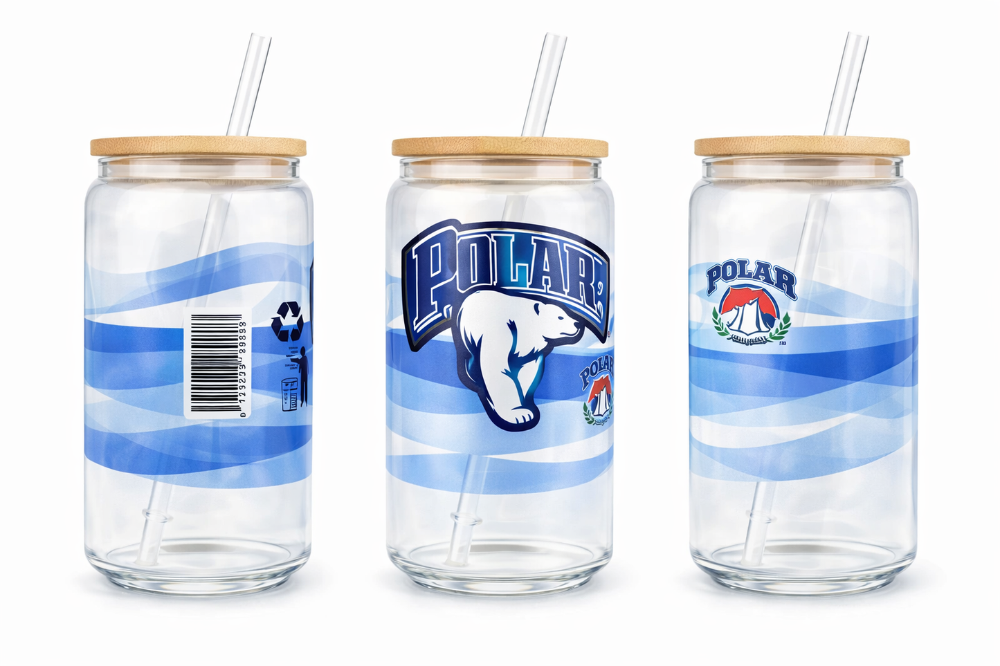 UV DTF cerveza polar