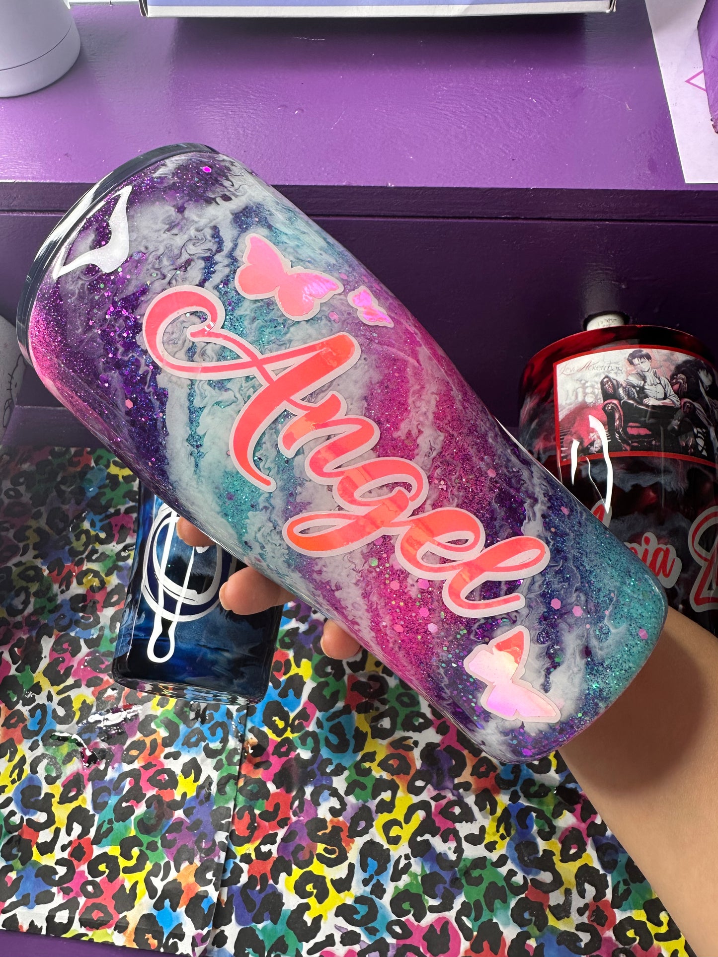 Tumbler 30oz resin art cup