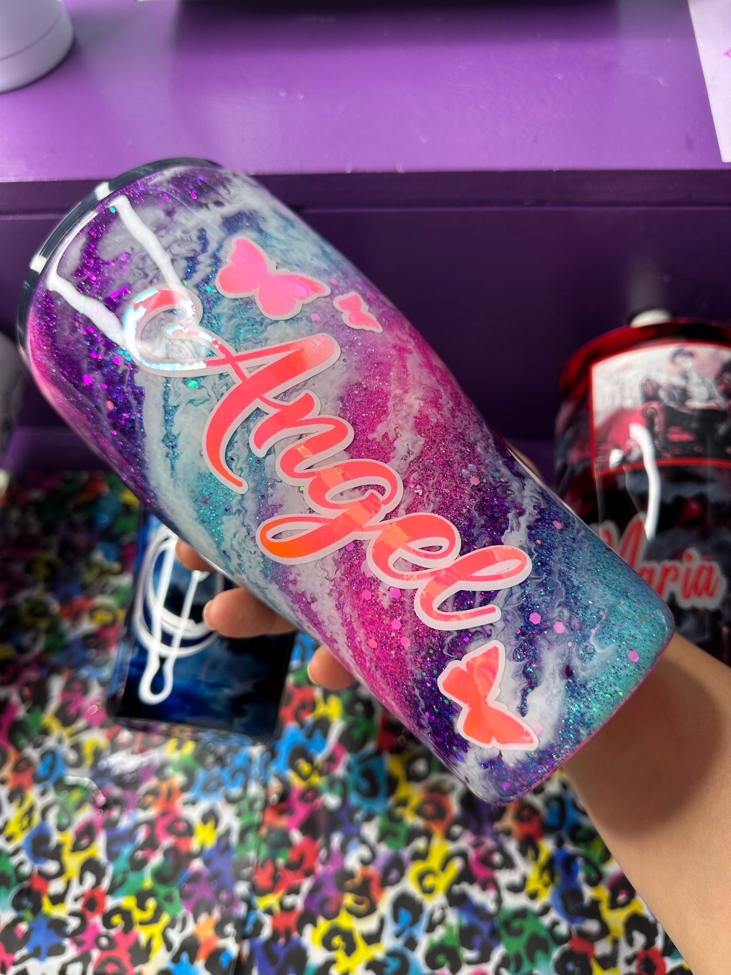 Tumbler 30oz resin art cup