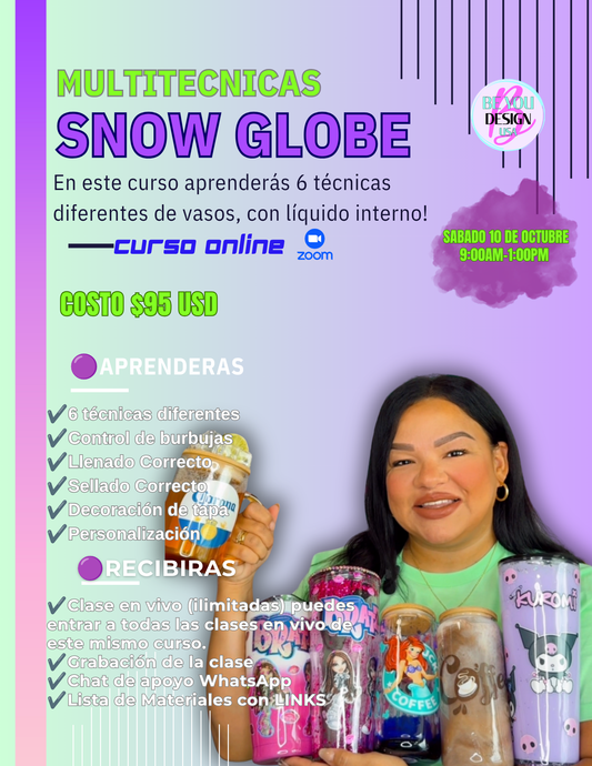 Curso MULTITECNICAS Snowglobe