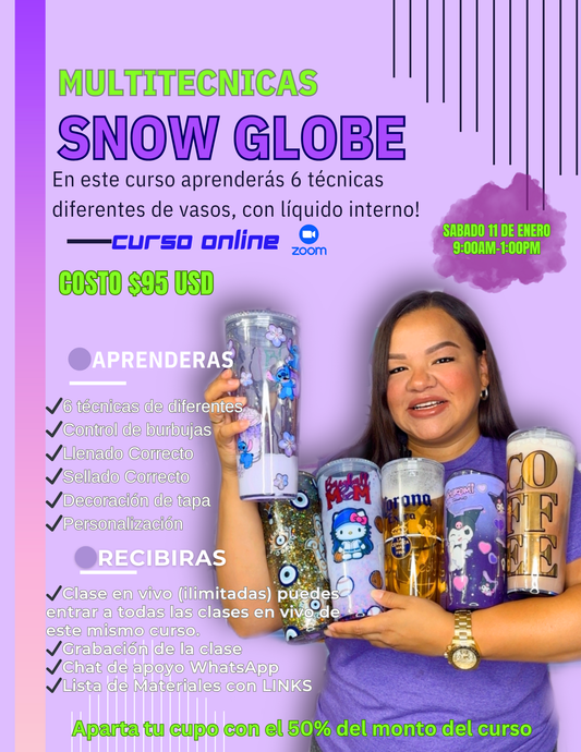 Curso MULTITECNICAS Snowglobe