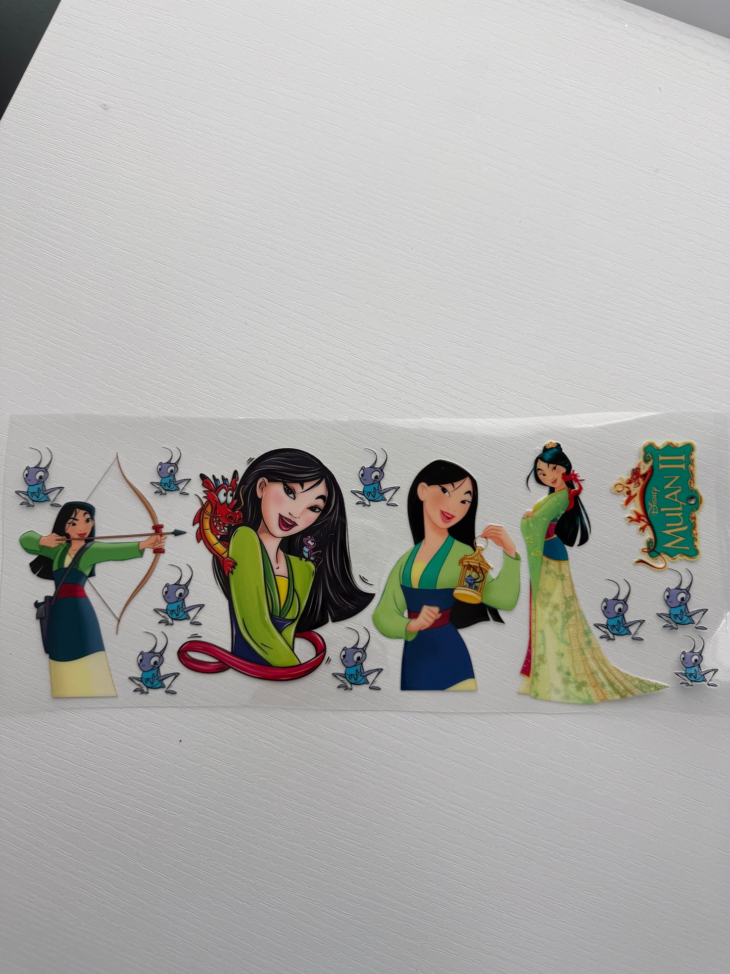 Mulan Jazmin UV dtf cup 20oz