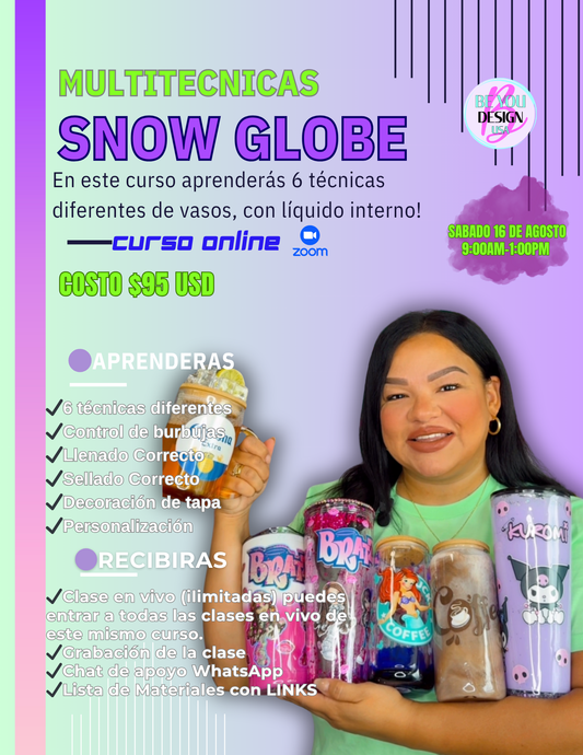 Curso MULTITECNICAS Snowglobe