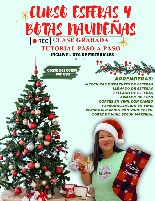 Curso Esferas y botas personalizas