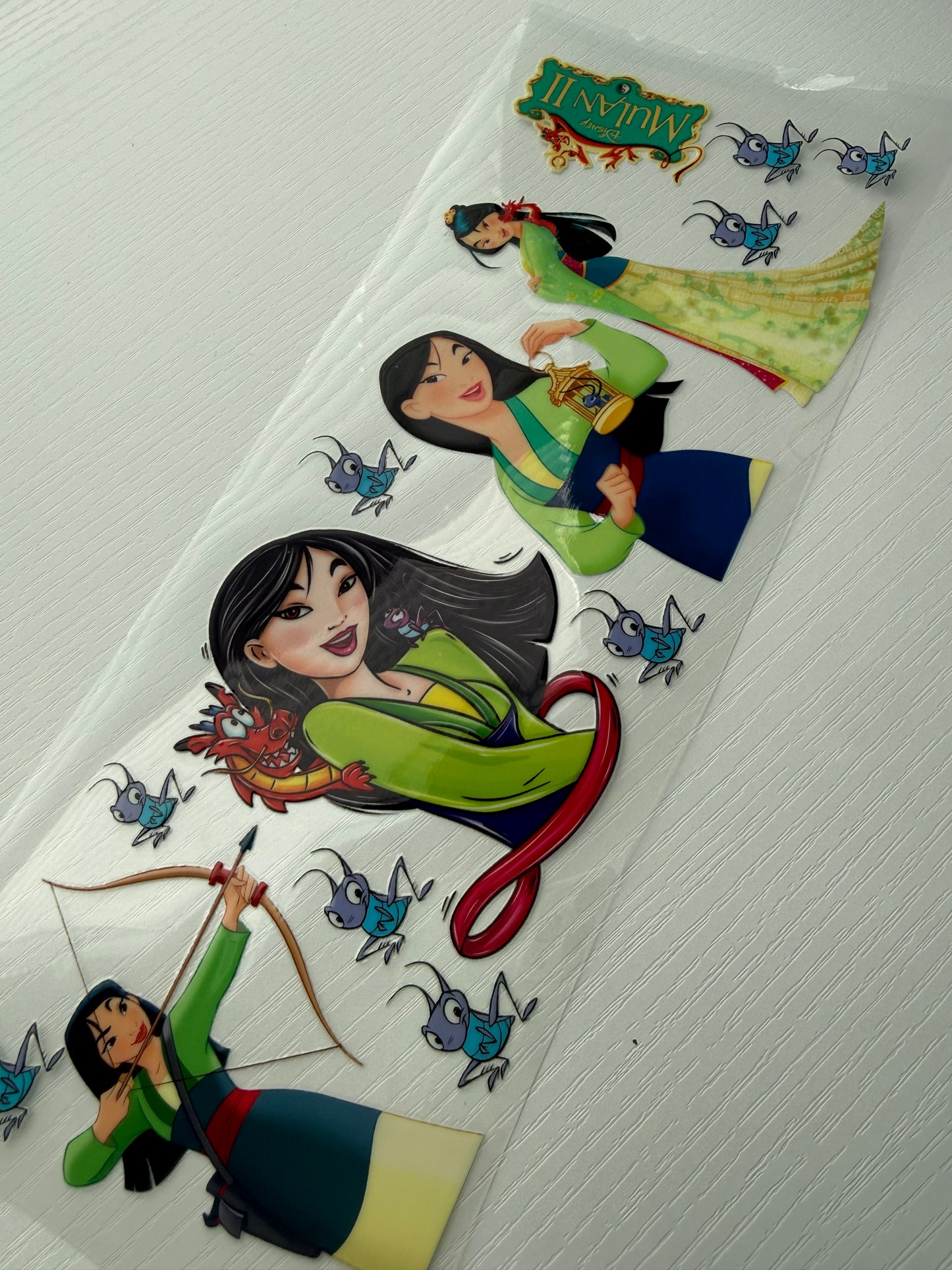 Mulan Jazmin UV dtf cup 20oz