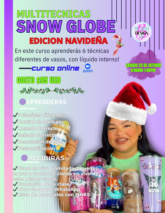 Curso MULTITECNICAS Snowglobe