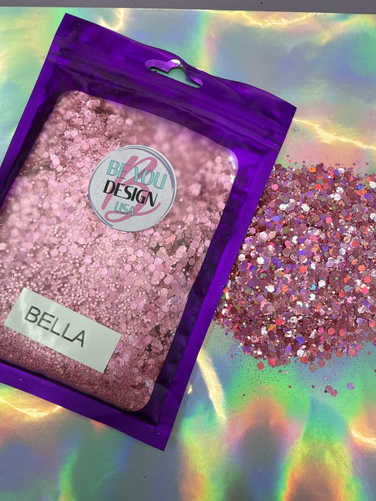 BELLA glitter chunky holografico