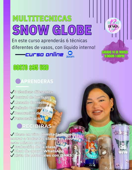 Curso MULTITECNICAS Snowglobe