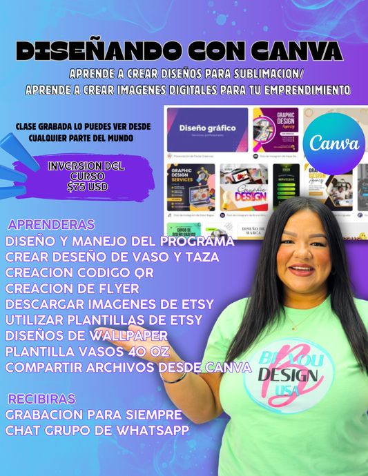 DISEÑANDO CON CANVA CLASE GRABADA