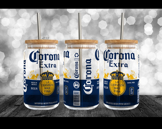 UV DTF 16 oz Cerveza Corona