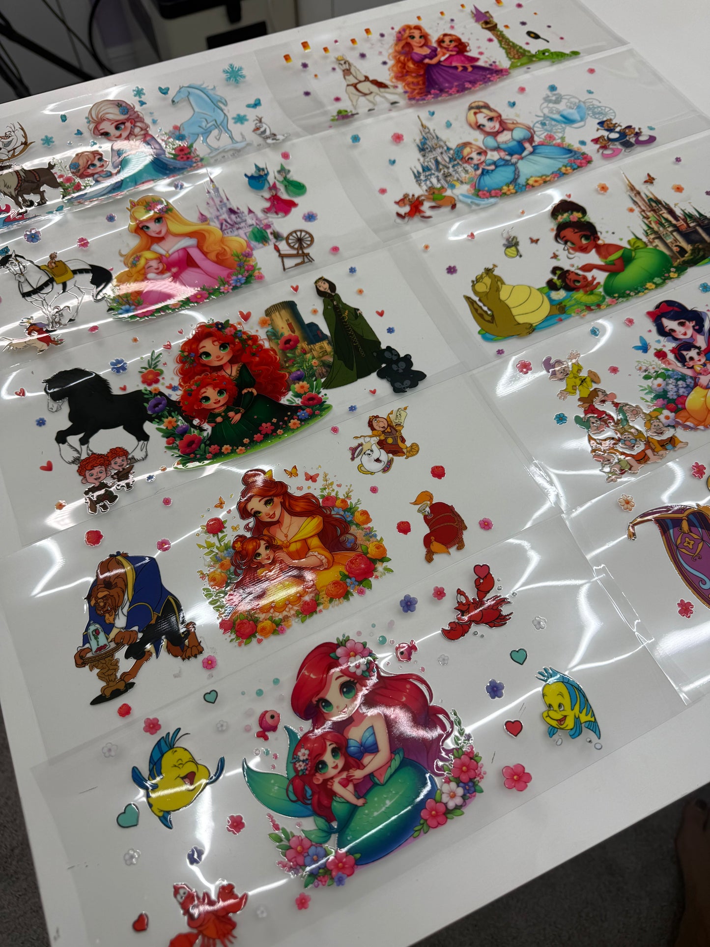 UV DTF Princess vaso 16 oz