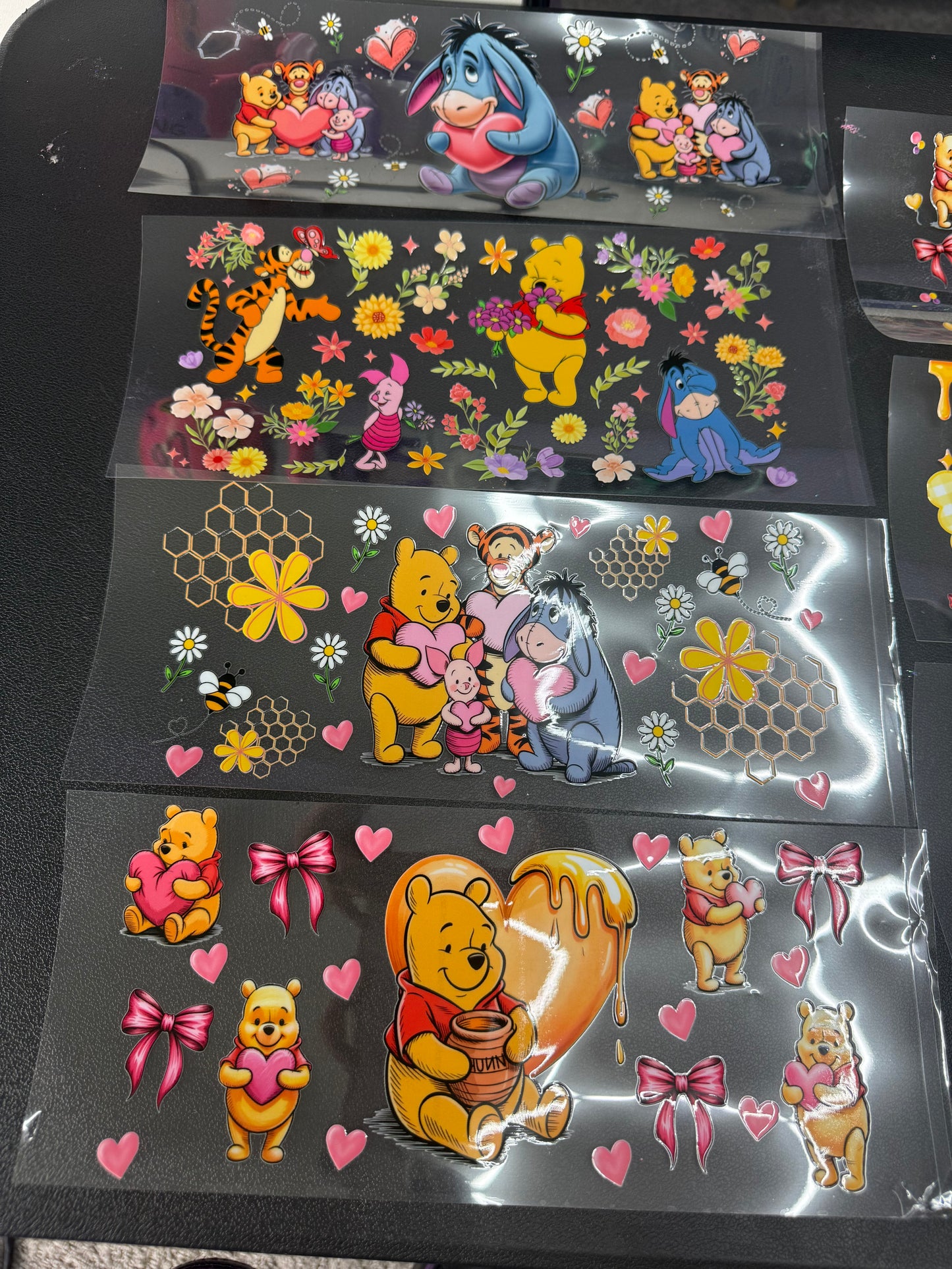 UV DTF Vasos Winnie Pooh 16 oz