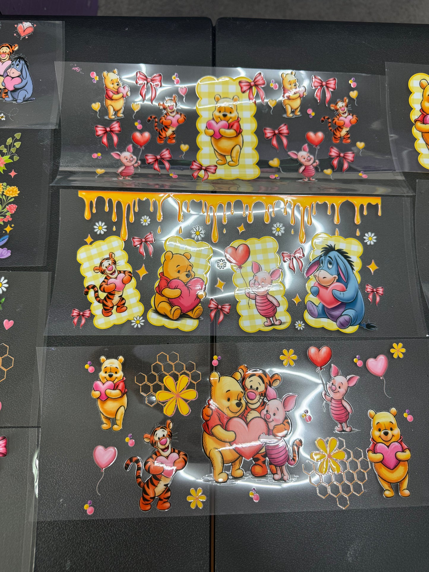 UV DTF Vasos Winnie Pooh 16 oz