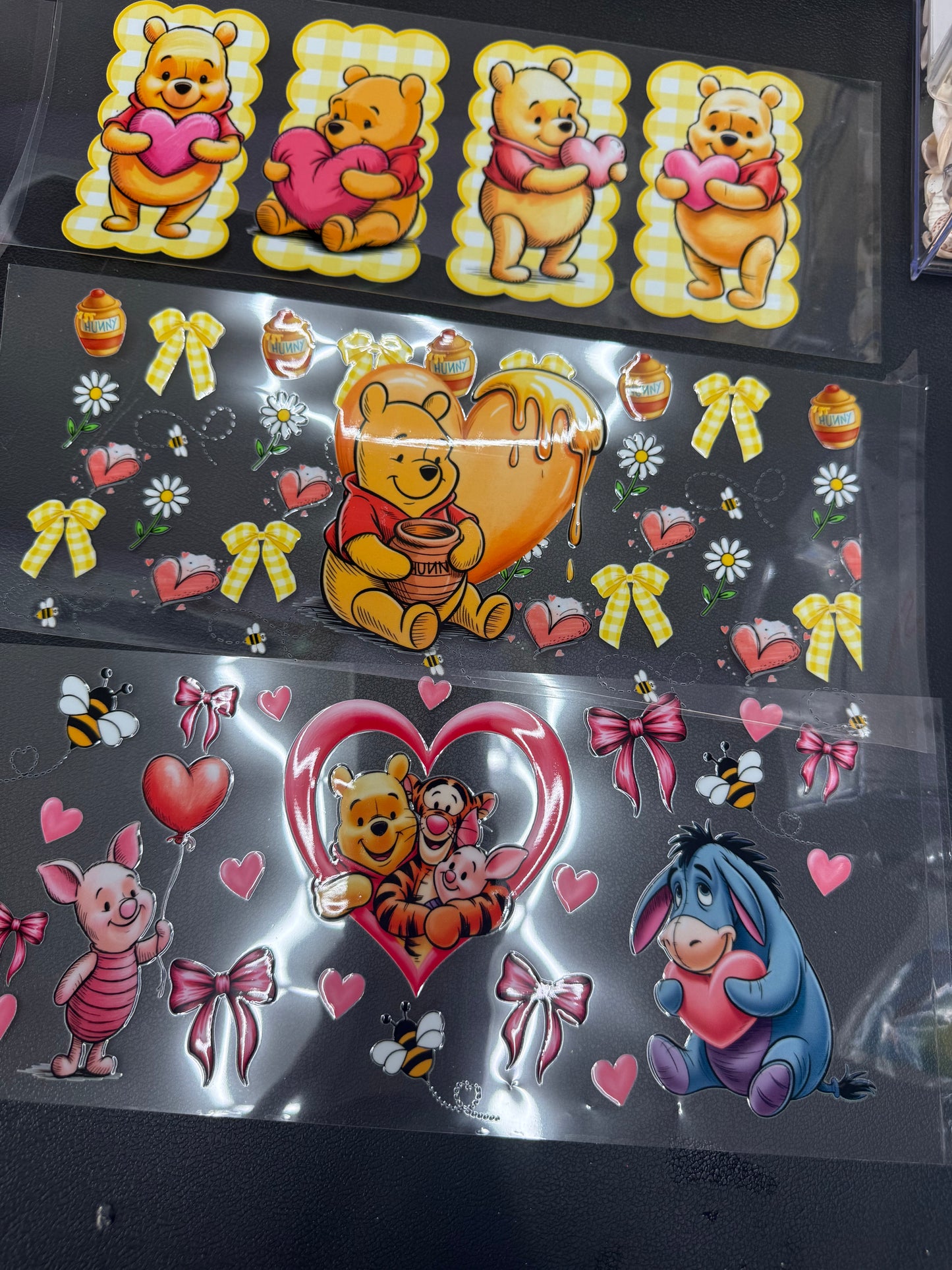 UV DTF Vasos Winnie Pooh 16 oz