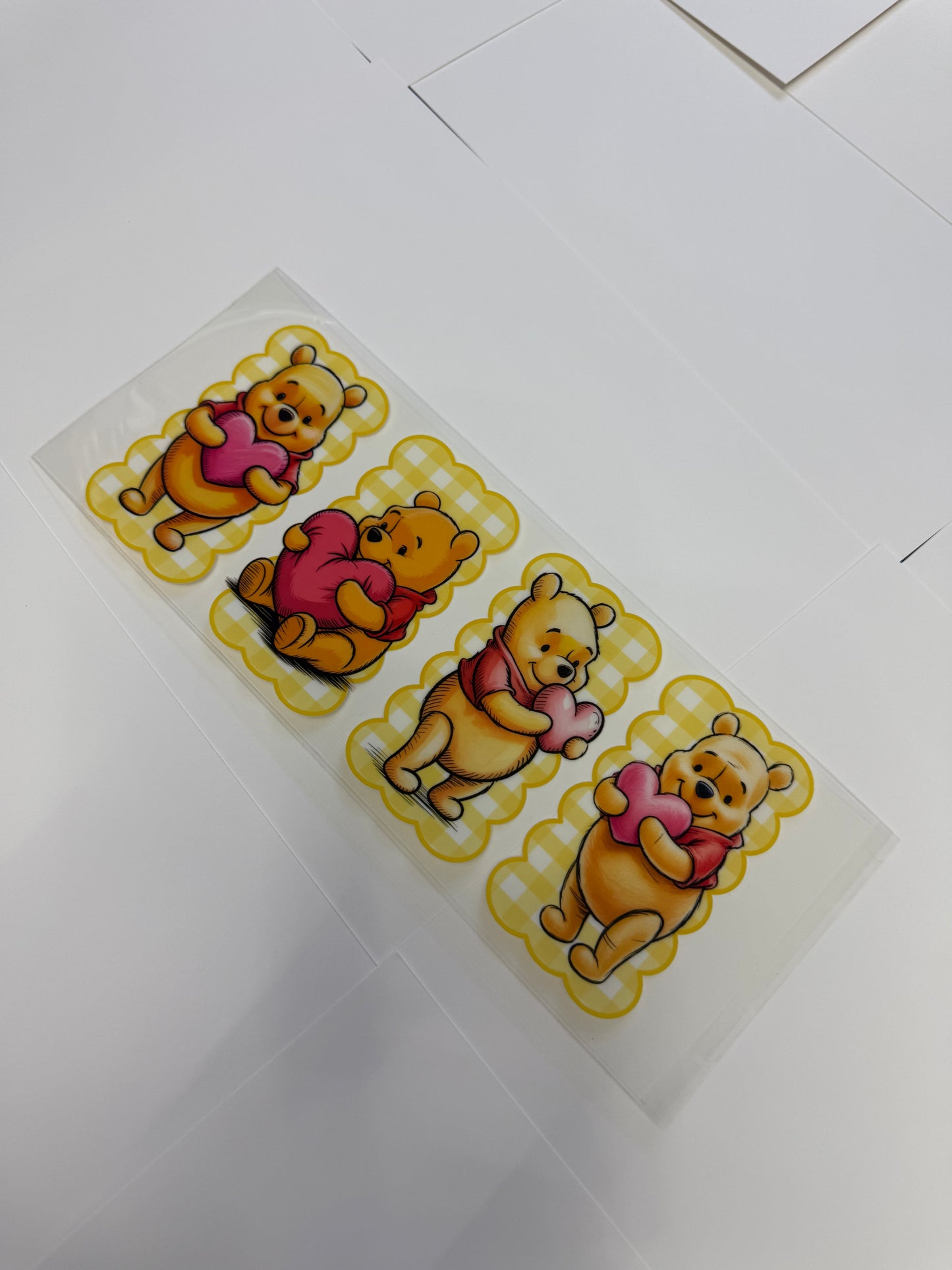 UV DTF Winnie Pooh vaso 16 oz
