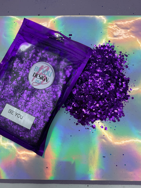 Beyou glitter chunky metálico
