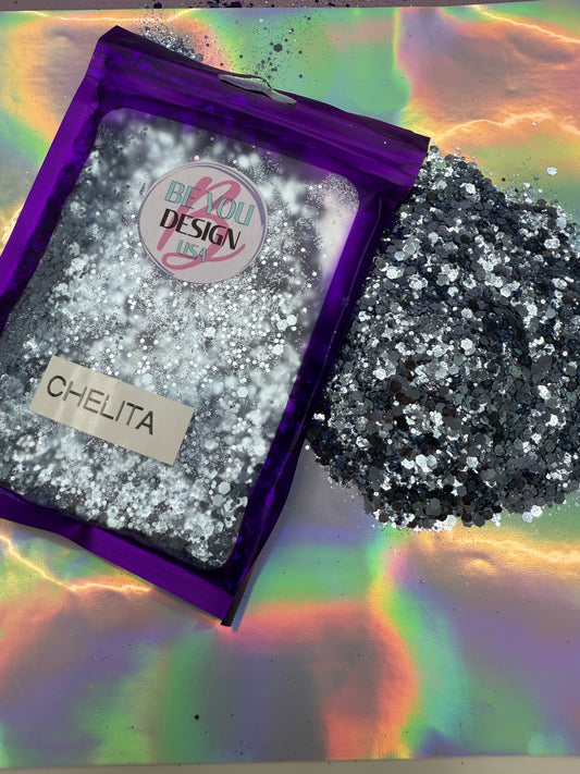 Chelita glitter chunky metálico