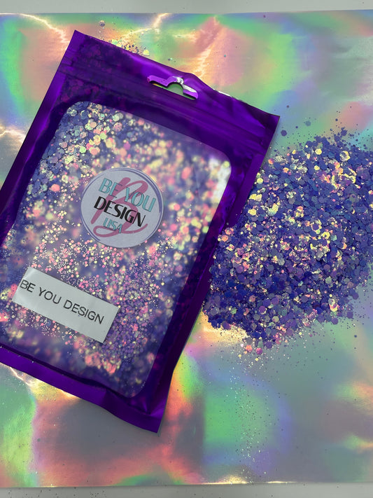 BEYOUDESIGN glitter chunky holografico