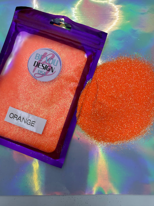 ORANGE glitter fino