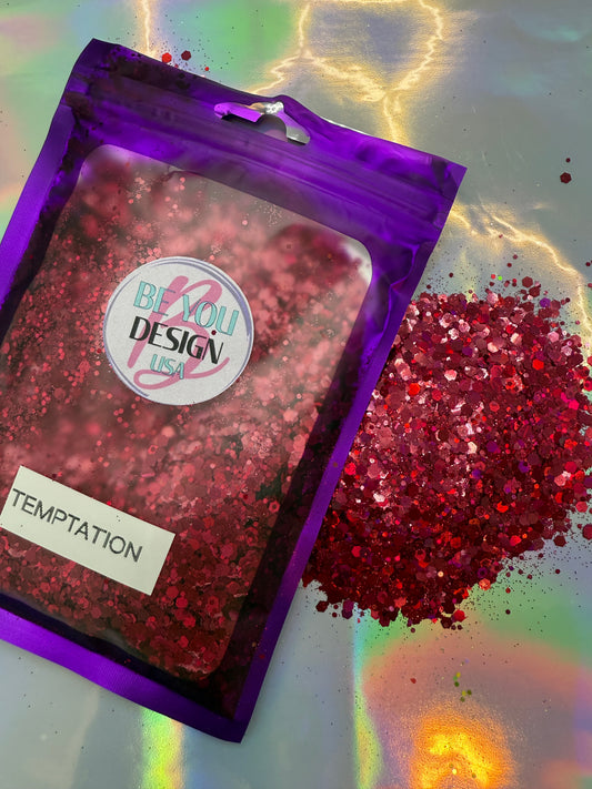Temptation chunky glitter metálico