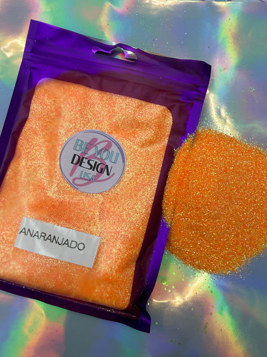 ANARANJADO glitter fino