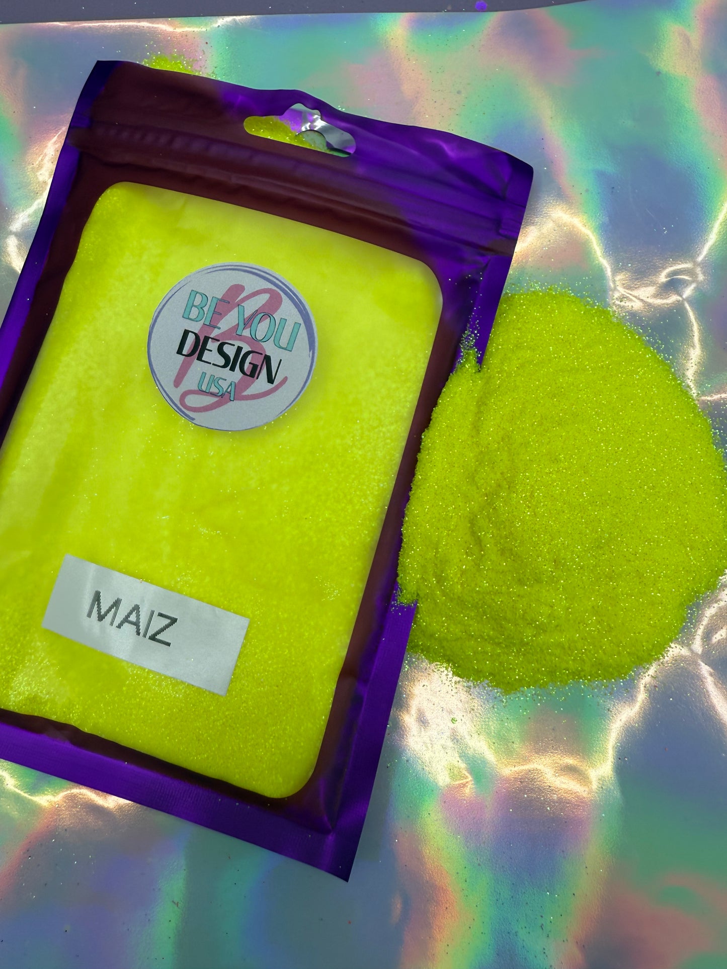 Maíz glitter fino 2 oz