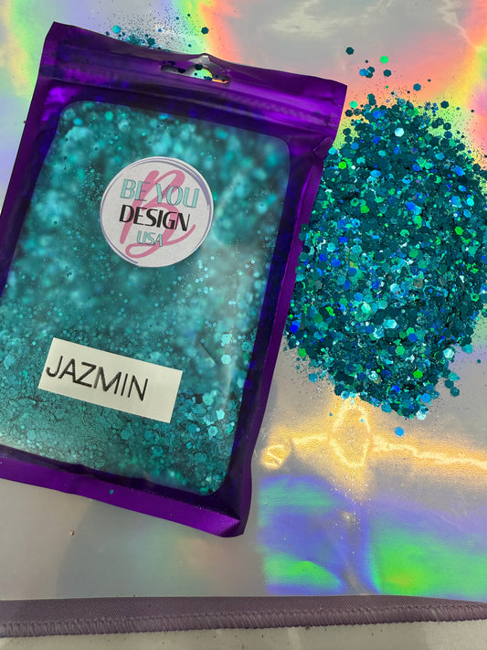 JAZMIN glitter chunky holografico