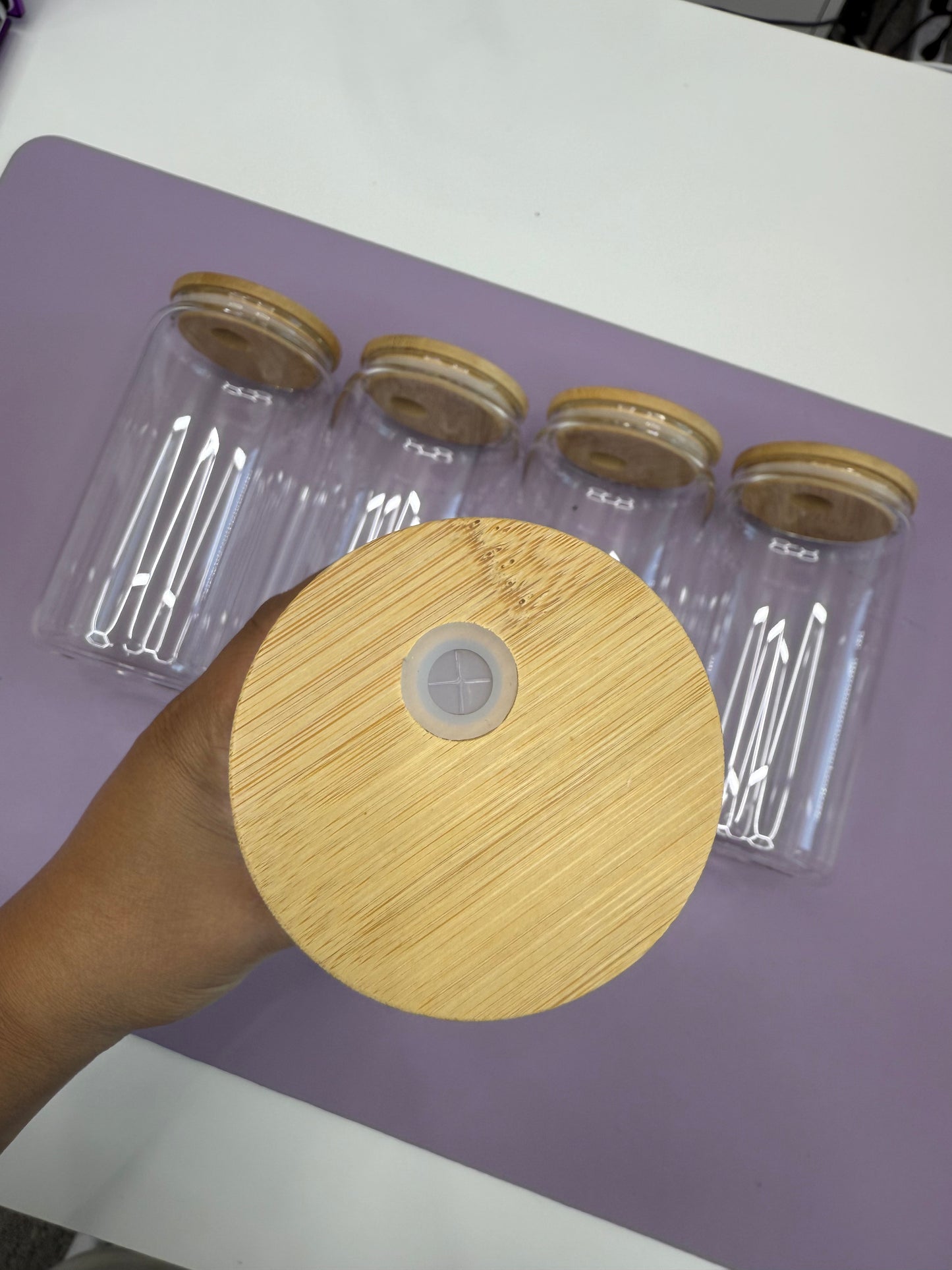 Vasos 16 oz de vidrio